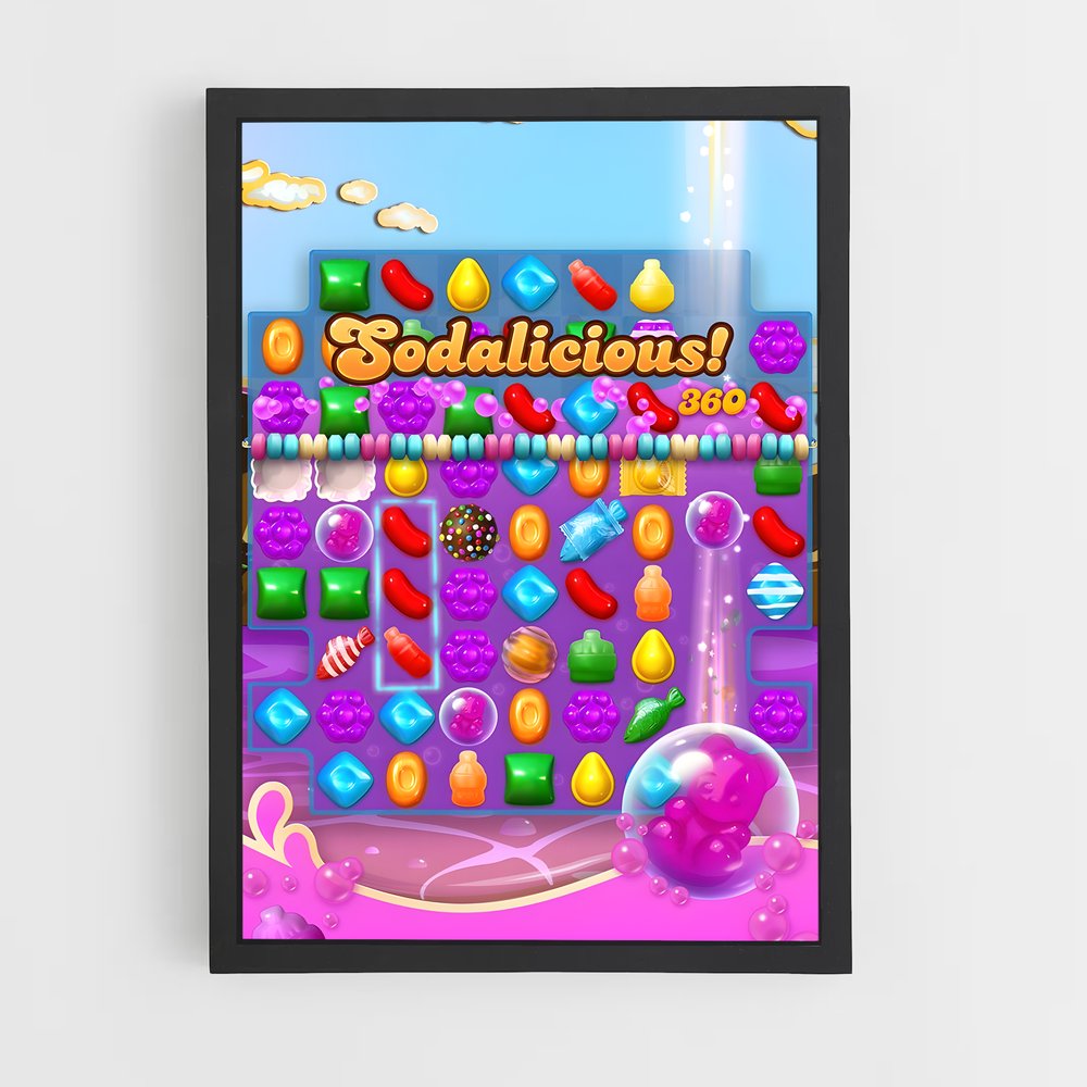 Poster Candy Crush Saga (vue 2)